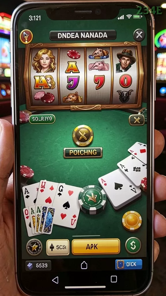 Cuplikan layar KOMEDI77 — menu navigasi