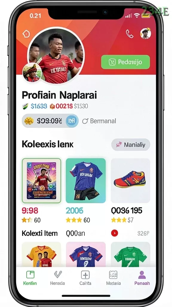 Cuplikan layar 8888 — menu navigasi